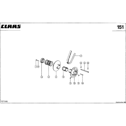 Диск варіатора Claas Mega Lexion 629654 000629654 629654.0